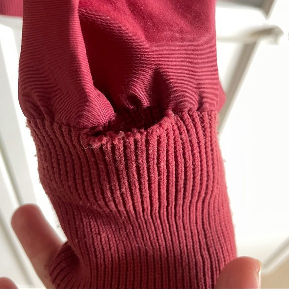 Vintage Columbia Red 1/4 Zip Windbreaker Jacket - Picture 5 of 16